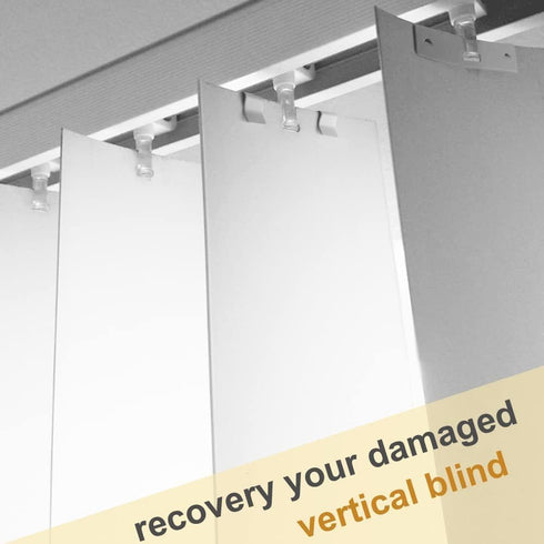 Vertical Blind Repair Vane Savers, 25PCS Metal Vertical Blind Repair Tabs, Vertical Blinds Repair Kit for Vertical Blinds Replacement Slats by Takngjd