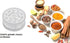 Kitchen Spice Grinder Acrylic, 2pc with Magnet, Clear Color