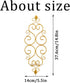 Set 2 Sziqiqi Iron Wall Candle Sconce Holder of Hanging Wall Mounted Pillar Candle Sconces Holder, Wall Sconces Decor