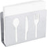 Fdit Stainless Steel Napkin Holder, Decorative Paper Cocktail Rack for Kitchen Countertops, Dinner Tables Organizer