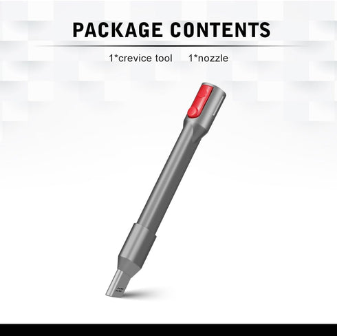 LANMU Crevice Tool Vacuum Attachments, Compatible with Dyson V15 V12 V11 V10 V8 V7, Narrow Nozzle for Crevice Cleaning