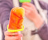 Ozera Set of 6 Reusable Popsicle Molds - Easy Release Ice Pop Maker with Funnel & Cleaning Brush