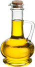 8-Ounce 1 Restaurantware RW Base Olive Oil Dispenser Kitchen Oil Dispenser Bottle - With Cork Lid Non-Leaking Clear