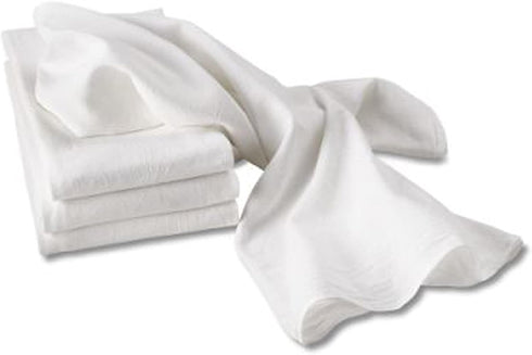 Aunt Martha's White Flour Sack Dish Towels, 2-Pack, Size 33-Inch by 38-Inch
