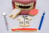 Dentist Party Tooth and Toothbrush Cookie Cutter Set, 2 Piece, Tin Plated Steel