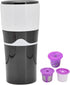 Zerodis Portable Drip Coffee Maker, 450ML for Office Camping, Hot and Cold Brew for K Cup Capsules