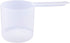Plastic Measuring Scoop, 118.4 cc | 1/2 Cup | 4 fl oz | BPA Free Long Handle Spoons for Powders & Baking Supplies