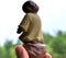 Kingzhuo Ceramic Cute Buddha Statue Monk Figurine - Creative Baby Crafts Dolls Ornaments, 4'' High