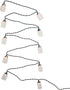 Kurt Adler 10-Light Clear Mason Jar Light Set, UL