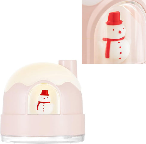 Cool Mist Humidifier with Night Light, Quiet Ultrasound Humidifiers for Bedroom, Auto Shut Off Cute Snowhouse Design