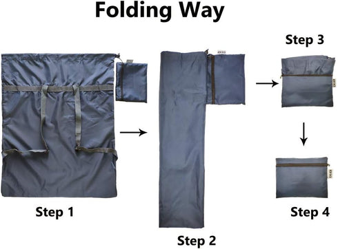 Laundry Bag Backpack, 27” x 34”, Sturdy Laundry Bag with Shoulder Straps, Heavy Duty Foldable for College