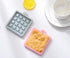2-Pack Silicone Waffle Mold, Muffin Pans, Waffle Maker Baking Tray, Blue & Pink (Square: 3.3x3.3x0.4 inch)
