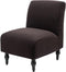 Iauddy Armless Accent Slipper Chair Cover Slipcover,Stretch Spandex Removable Non-Slip Silp Cover