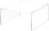 Plymor Clear Acrylic Short Square Display Riser, 3" H x 6" W