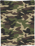 Perinsto 80"X60" Military Camouflage Throw Blanket Ultra Soft Warm All Season Green Camo Decorative Fleece Blankets