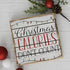 Simply Said, INC Perfect Pallet Petites Christmas Sign - Funny Christmas Decorations - Christmas Calories Don't Count -