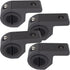 Motorcycle Aluminum Mounting Bracket Kit, 4Pcs Tube Clamp for Trucks, Car, ATV, Motorcycle