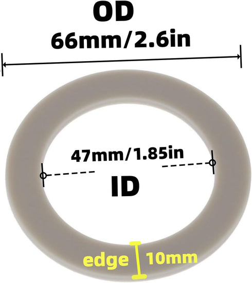 3Pcs Blender Gasket Rubber Seal O-Ring CUCB-456-3, Replacement for Cuisinart Blenders SPB-7CH BFP703CH BFP-703CH BFP-703BC BFP-703B Replacement Rubber Gasket Seal