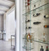 VintageView Vino Pins, Acrylic Wall Mounted Wine Bottle Rack for Wood Surfaces, Stylish Modern Wine Storage with Label