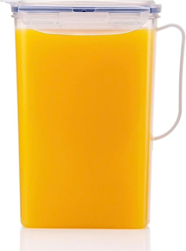 LocknLock Aqua Fridge Door Water Jug with Handle BPA Free Plastic Pitcher