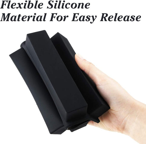 Webake Silicone Ice Cube Trays Butter Mold Set of 2, Easy Release Long Ice Cube Sticks for Cocktail