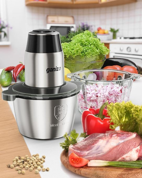Plastic Cover Compatible with Ganiza GC10 Food Processor, Fits 8 Cup Glass Bowl & 8 Cup Stainless Steel Bowl, 1PCS