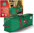 HOLIDAY SPIRIT Christmas Tree Storage Bag, Heavy-Duty Waterproof Bag with Zipper, Fits 7.5FT Tree, Green