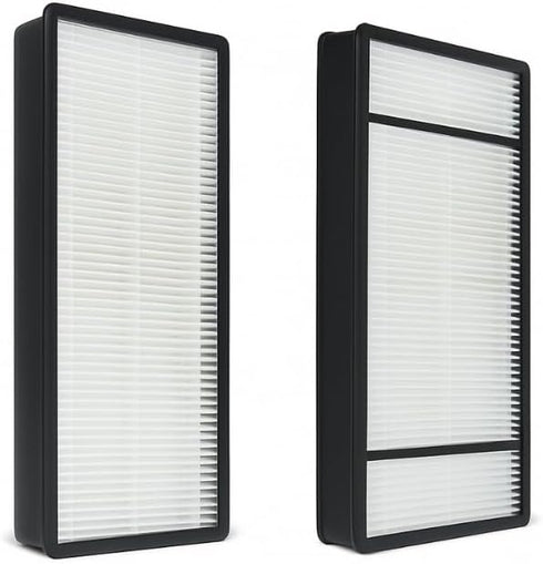 Nispira True HEPA Replacement Filter H + Carbon Pre Filter B - Compatible with Honeywell HRF-H1 HRF-H2 HRF-B1, Fits Air