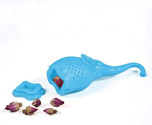 Tvoip 3Pcs Tea Infuser - Cute Small Elephant Silicone Tea Strainer for Loose Leaf Tea
