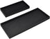 DNC Bathroom Vanity Tray for Counter, 2PC Silicone Kitchen Sink Soap Tray (7.9" + 11.8") for Countertop Dish Holder,