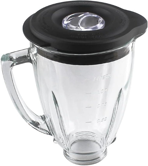 Replacement 6-Cup Glass Jar with Blade - Compatible with Oster Blenders