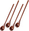 4 Pcs Long Wooden Spoon,Wooden Honey Spoon,7.8 Inch Wood Mixing Spoons for