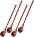4 Pcs Long Wooden Spoon,Wooden Honey Spoon,7.8 Inch Wood Mixing Spoons for