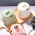 Sugar Bowl with Lid and Spoon, Ceramic Multi-Function Sugar Container for Kitchen Storage Organization