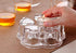 Heart Shape Crystal Teapot Heating Base, Glass Teapot Warmer for Heating Beverages