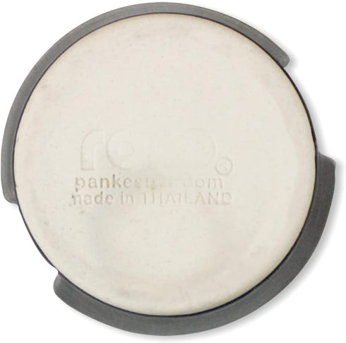 Roro Ceramic Matte Black Sponge Holder for Kitchen Sink, Countertop Soap Dispenser with Unglazed Underneath