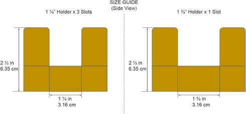 Bamboo Cutting Board Holder - Pot Lid Holder, Cook Book Stand, Stylish Low Profile, 10.38" Lx7 Wx2.5 H