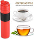 Fdit Portable Mini Espresso Maker, Hand Held Pressure Caffe Espresso Machine, Compact Manual Coffee Maker for Home,