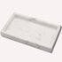 Natural Marble Tray for Desktop/Kitchen/Vanity/Bathroom, Stone Organizer Tray for Coffee Table, Plate Holder for