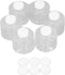 6pcs Spice Jars, Stackable Plastic Spice Jar with Shaker Lids, Clear Dredge Spice Shaker Containers for Storing Spice,