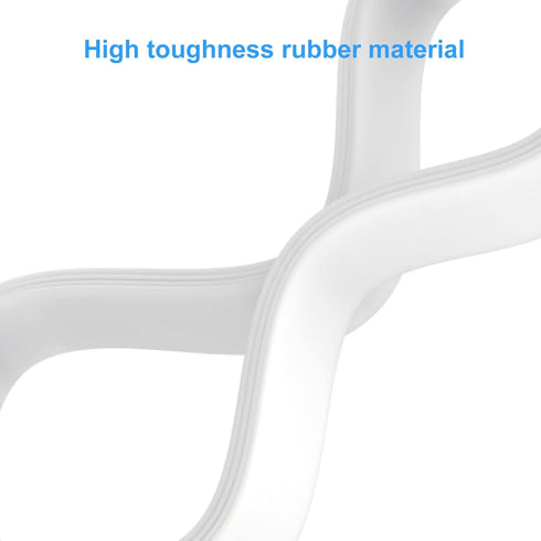 5 Pack Rubber Gaskets Replacement Seal for Nutri Ninja Blender, White Ring for Auto iQ Pro Extractor, 3.94 Inch Gaskets