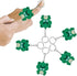 40 Pack Frog Keychains for Back to the 80s Party, Frog Themed Decorations, Birthday Party Bag Fillers