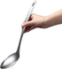 IMEEA Large Cooking Spoon Stainless Steel Basting Spoon for Cooking Serving Spoon, 12.8-Inch