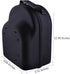 Hat Travel Case for Baseball Caps, Organizer Box for 6 Caps, Travel Hat Display Carrier Bag - Black