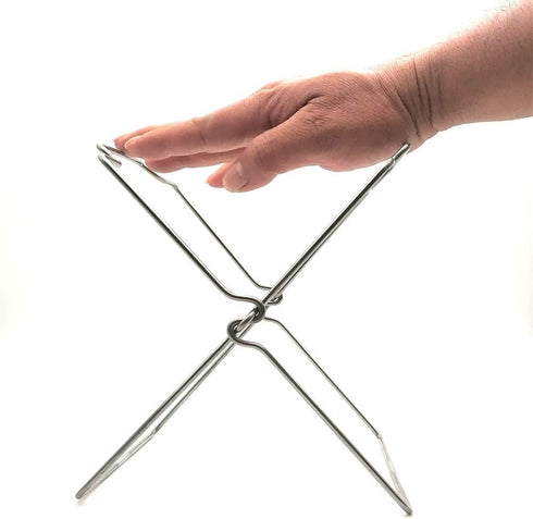 Desktop Trash Bag Holder, Small Garbage Bag Rack for Home Kitchen Countertop, Folding Trash Bag Organizer