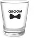 Wedding Party Bow Tie Shot Glass for Groom