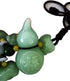 Chinese Traditional Style Green Crystal Hanging Decoration - Gourd Amulet for Luck Safety