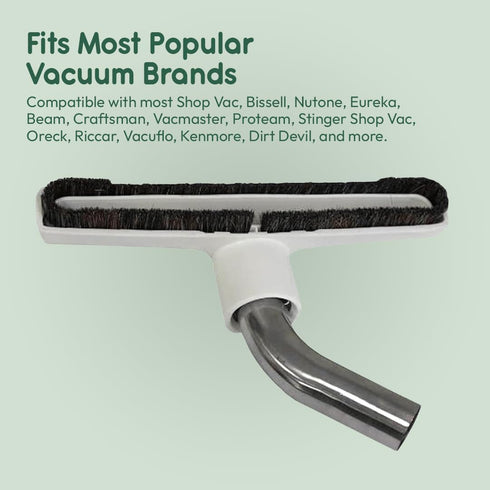 Upgraded Vacuum Floor Brush for Eureka & Universal Vacuum Cleaners, 1 ¼ inch Inner Diameter, 10” Wide