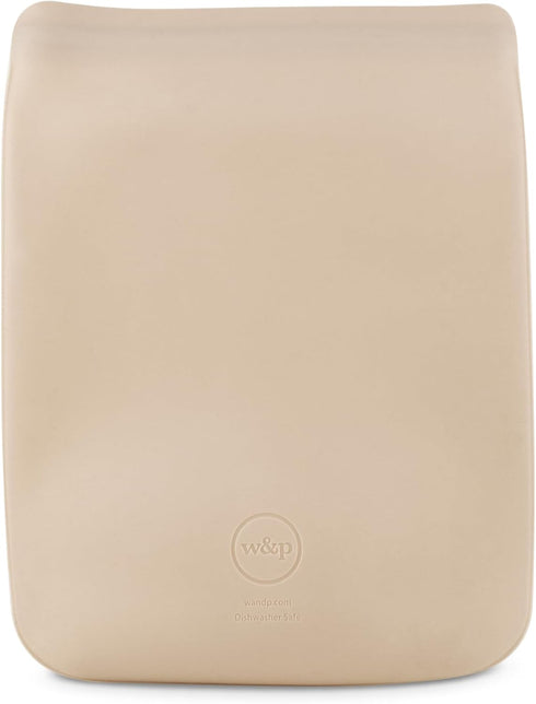 W&P Porter Silicone Reusable Storage Bag: Sandwich (46oz Flat), Oat, Microwave and Dishwasher Safe Food Storage