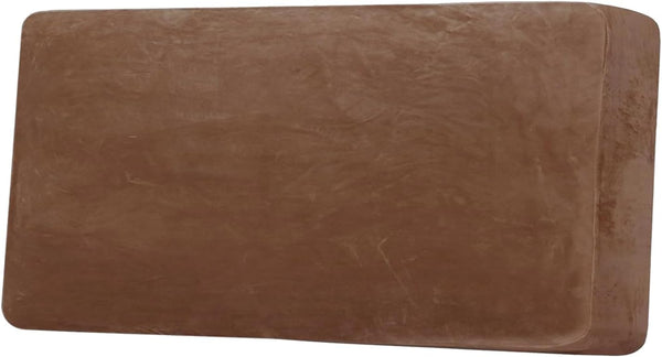 H.VERSAILTEX Velvet Stretch Individual Couch Cushion Cover, Plush Slipcover for Loveseat Sofa Cushion, Caramel